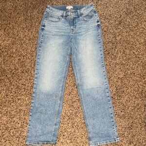 Maurices Women's Straight Leg Jeans in Light Blue